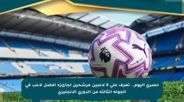 حصري اليوم.. تعرف على 8 لاعبين مرشحين لجائزة أفضل لاعب في الجولة الثالثة من الدوري الإنجليزي